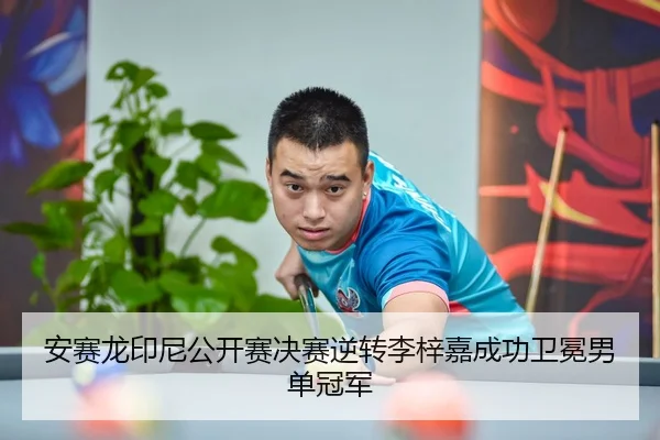 安赛龙印尼公开赛决赛逆转李梓嘉成功卫冕男单冠军
